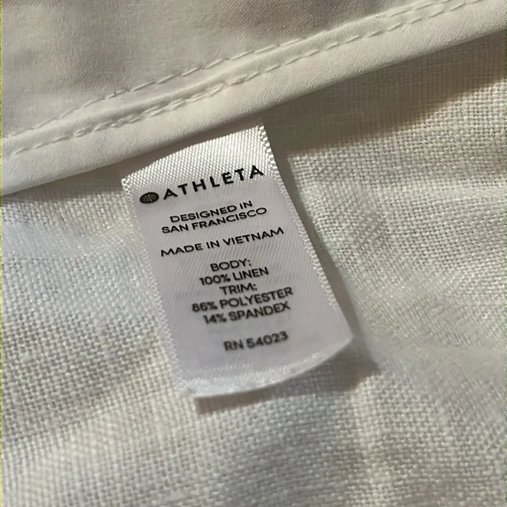 Athleta White Athletic Shorts 14